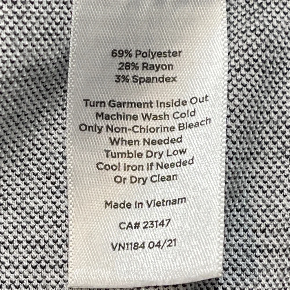 Talbots SOHO ANKLE WOMENS 12  Black and Gray Plaid Dress Pants PULL ON ELASTIC